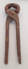 Antica Tenaglia Pinza Cesoia in Ferro Forgiato a Mano 16cm Vintage