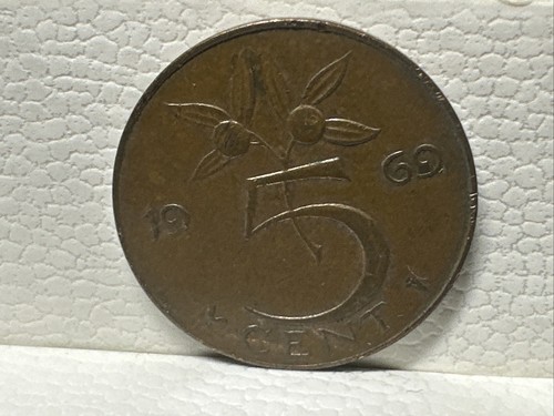 Moneta cent 1969 nederlands - ,