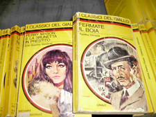 LIBRI GIALLI MONDADORI lotto 75pz i CLASSICI prima RISTAMPA anni 70/00 AFFARE!