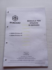 Piaggio Vespa 50 ET2 - ET4 2000 AGGIORNAMENTO manuale officina TELAIO