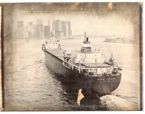 Export freedom cargo ship - export,