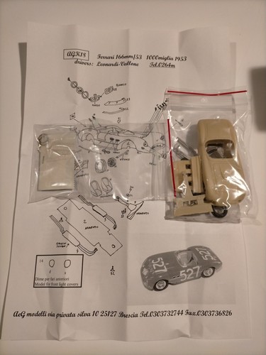 Ferrari 166mm spider kit 43 - ferrari, 1/43