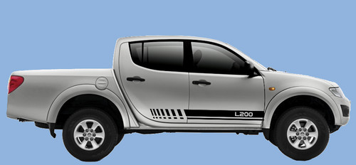 Mitsubishi l200 coppia strisce - mitsubishi,