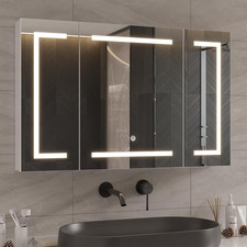 Specchio Bagno Contenitore Con