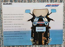 SUZUKI RG400/RG500 BROCHURE