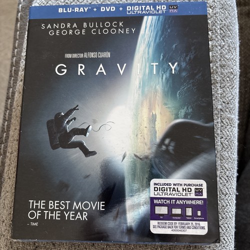 Gravity blu ray dvd w - gravity,