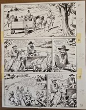 Zagor, tavola di Gallieno Ferri dal nr. 368 formato 28,5 x 36 cm.