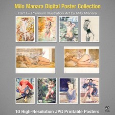 Poster Milo Manara Collezione