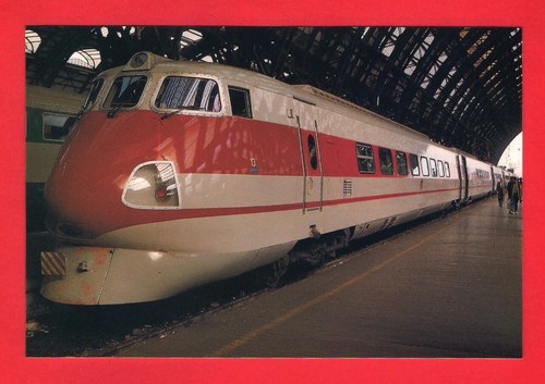 Italian railway postcard fs - railway, ~