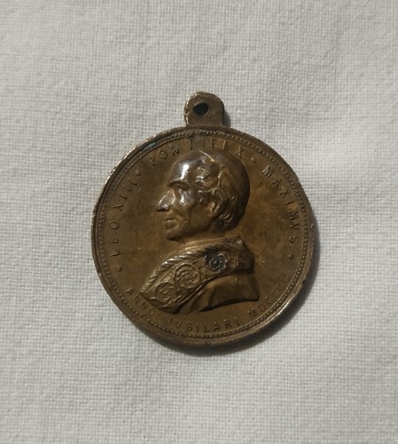 Medaglia leone xiii 1900 - medaglia,