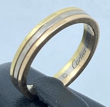 CARTIER ANELLO DONNA IN ORO 18KT 3 COLORI ORO 18 CT USATO FEDE VENDÔME TRE ORI