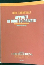 APPUNTI DI DIRITTO PRIVATO
