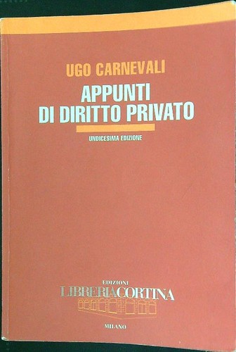 Appunti diritto privato - appunti,