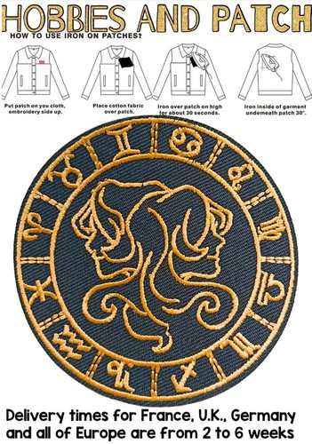 Patch gemelli segno zodiacale - gemelli,