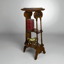 Antico Tavolino portavaso a piu ripiani trespolo portapiante Gueridon Etagere