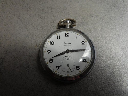 Montre gousset blason anti - montre,
