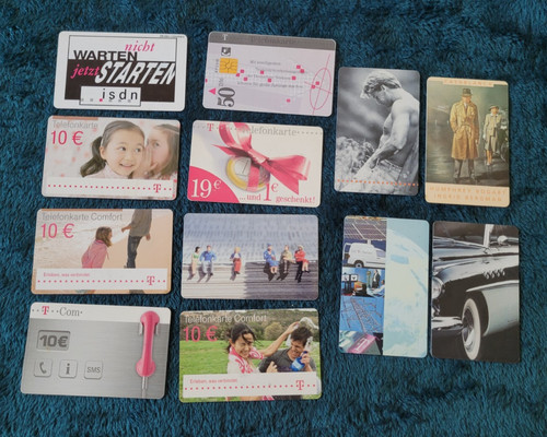 German phone cards - 12,