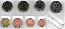 Serie Euro Slovenia sciolta 2007 - 8 valori FDC da 1 Cent a 2 € - da rotolino