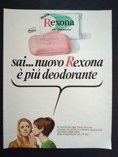 Pubblicita'Advertising Werbung Originale Vintage REXONA sapone saponetta 1968(A8