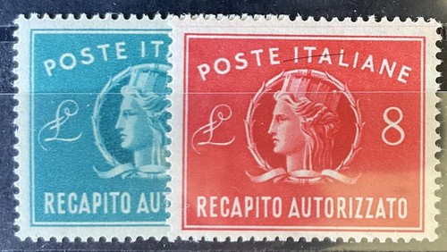 Italia francobolli 1947 - 1947, 7-8