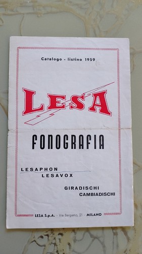 Lesa fonografia catalogo - lesa,