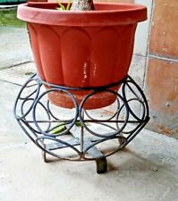 porta vaso in ferro pieno