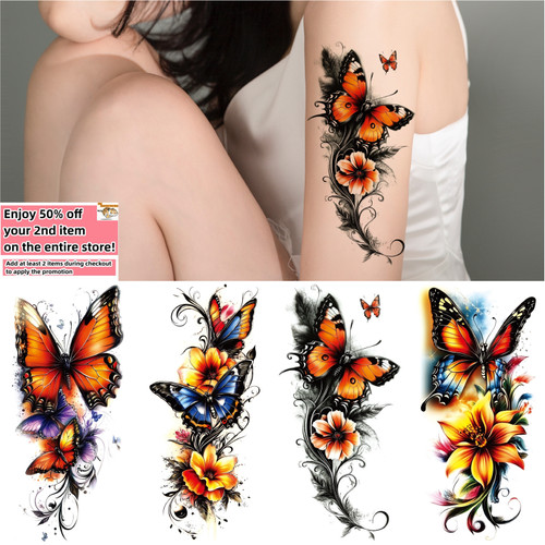 Set fogli adesivi tatuaggi - set,
