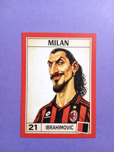 Figurina caricatura calciatori - caricatura,
