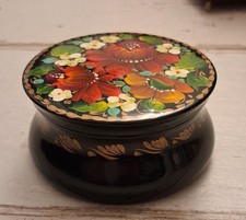 SCATOLA DI LEGNO LACCATO DI