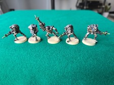 Warhammer 40K Original Necron WarriorRaiders x5 Painted Metal RARE [2]