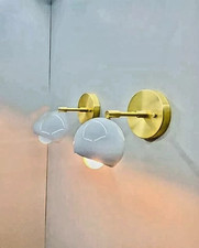 Coppia di applique stile anni