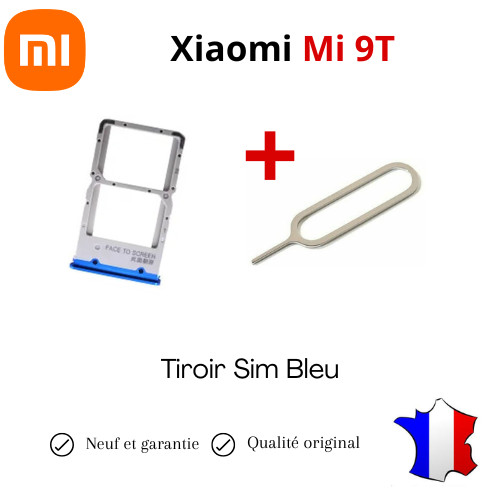 Tiroir sim bleu - bleu,, xiaomi