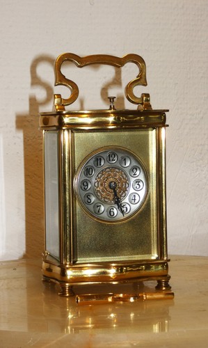 62272 french glass pendule - 62272,