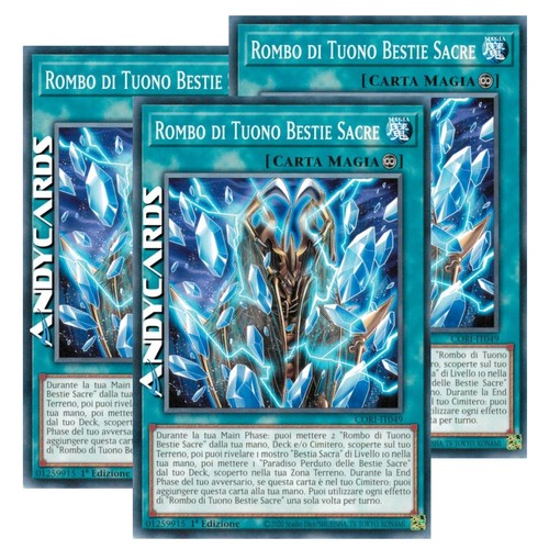 Rombo tuono bestie sacre - tuono, 3x