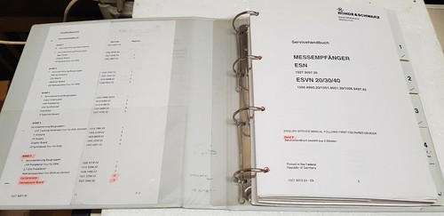 Rohde schwarz esn - schwarz, ricevitore