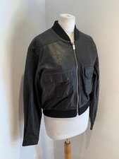 Giacca pelle donna BLK DNM
