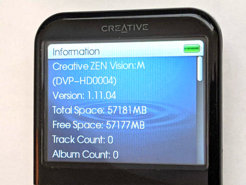 Creative zen vision - creative,
