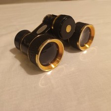 Vintage Glider Folding Binoculars BRASS binocolo ottone CP-JAPAN