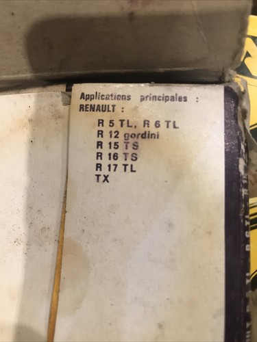 Filtro olio renault - filtro, alpine