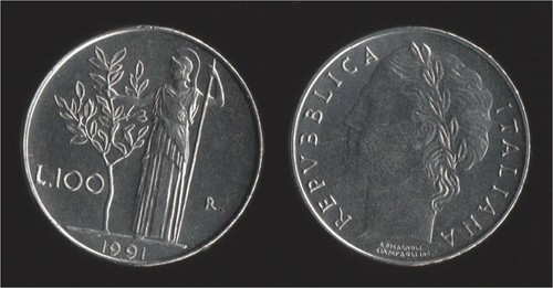 100 lire 1991 - lire,