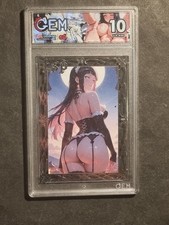 HINATA HYUGA - NARUTO - GOLD METAL CARD - 79 OF 100 - GRADED CARD 10 -NO PSA BGS