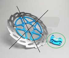 Staffa Distanziale pinza gilera runner 50 nrg 50 per upgrade disco 260mm