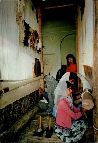 Isfahan tappeti tessitori iran - tappeti,