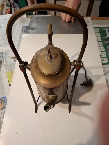 Samovar ottone con caraffa - samovar, in