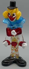 FIGURINA CLOWN VETRO DI MURANO