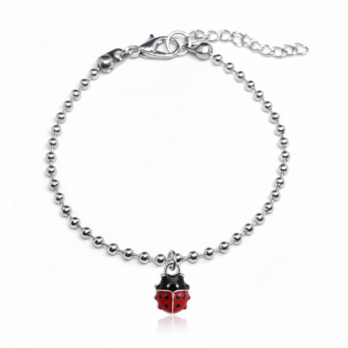 Bracciale coccinella rossa - bracciale,