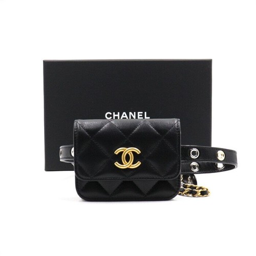 Chanel sac banane - en, cuir