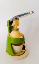 ♥ SPREMIAGRUMI VINTAGE PLASTIC DESIGN MADE IN ITALY VERDE SPACE AGE EAMES