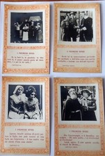 Set di 24 cartoline primi 900 con foto e brani dei Promessi Sposi