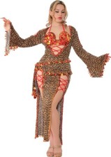 Abito da danza del ventre egiziano con reggiseno, danza Saidi Galabia, taglia...